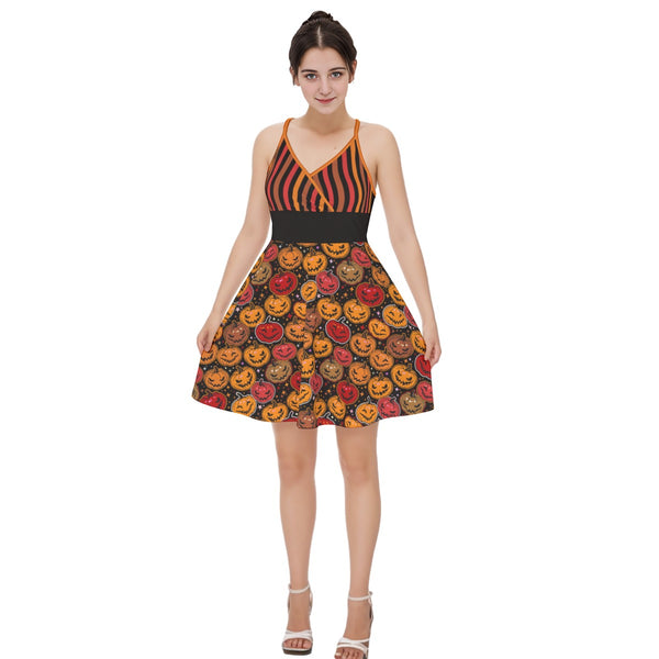 Pumpkin Queen Cross Cami Dress